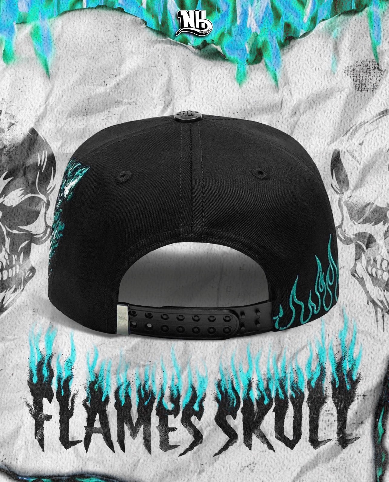 FLAMES  SKULL