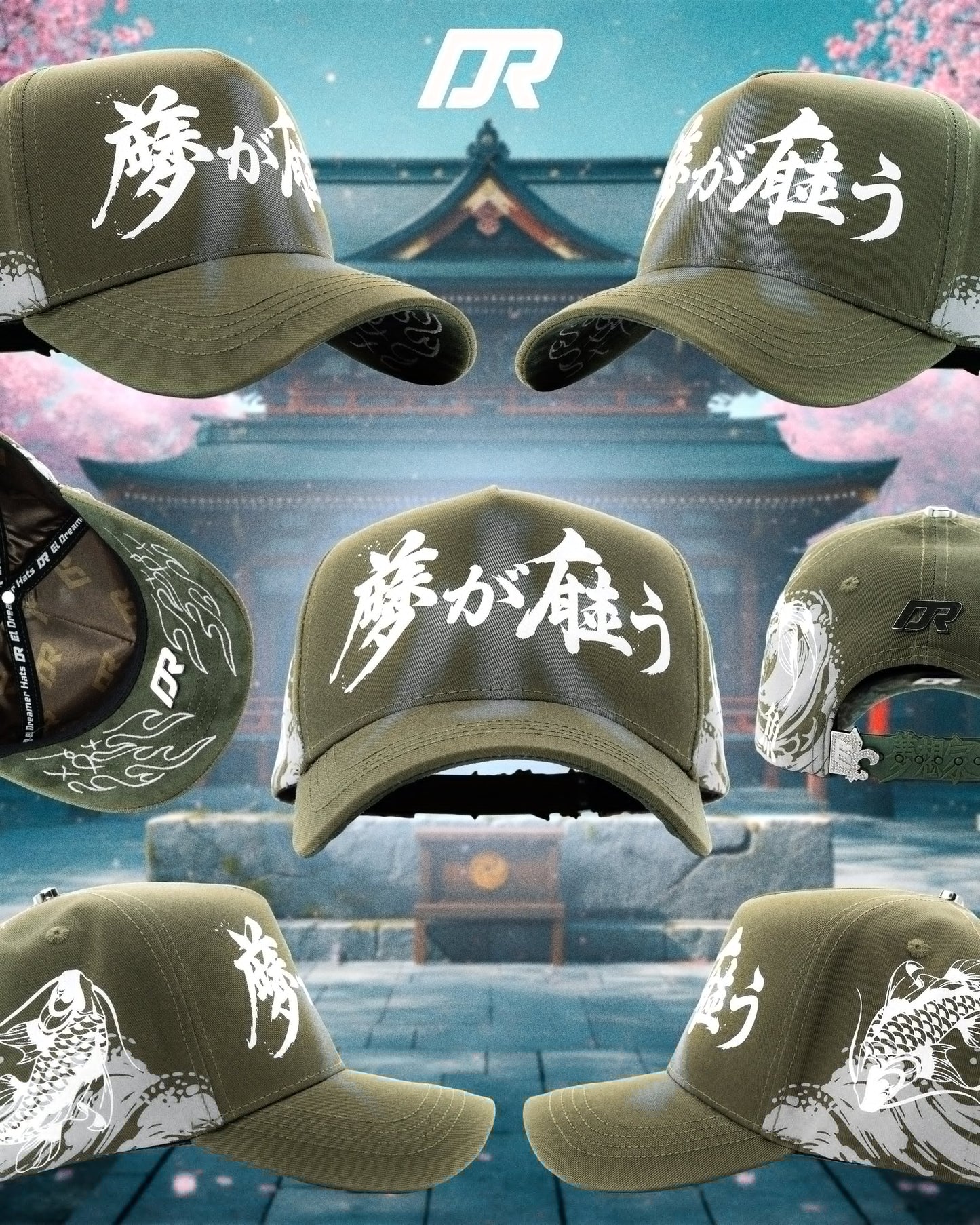 KOI GREEN solo gorra