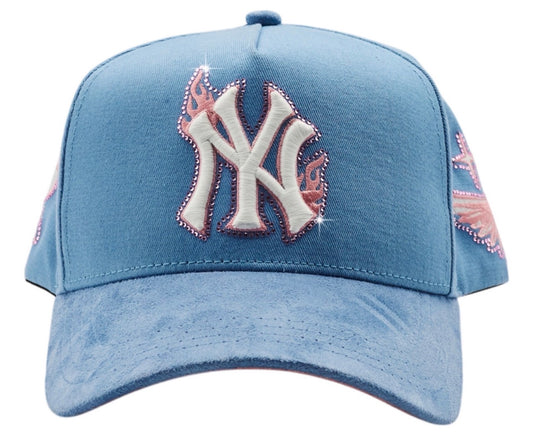 NY Flames Baby Blue full set